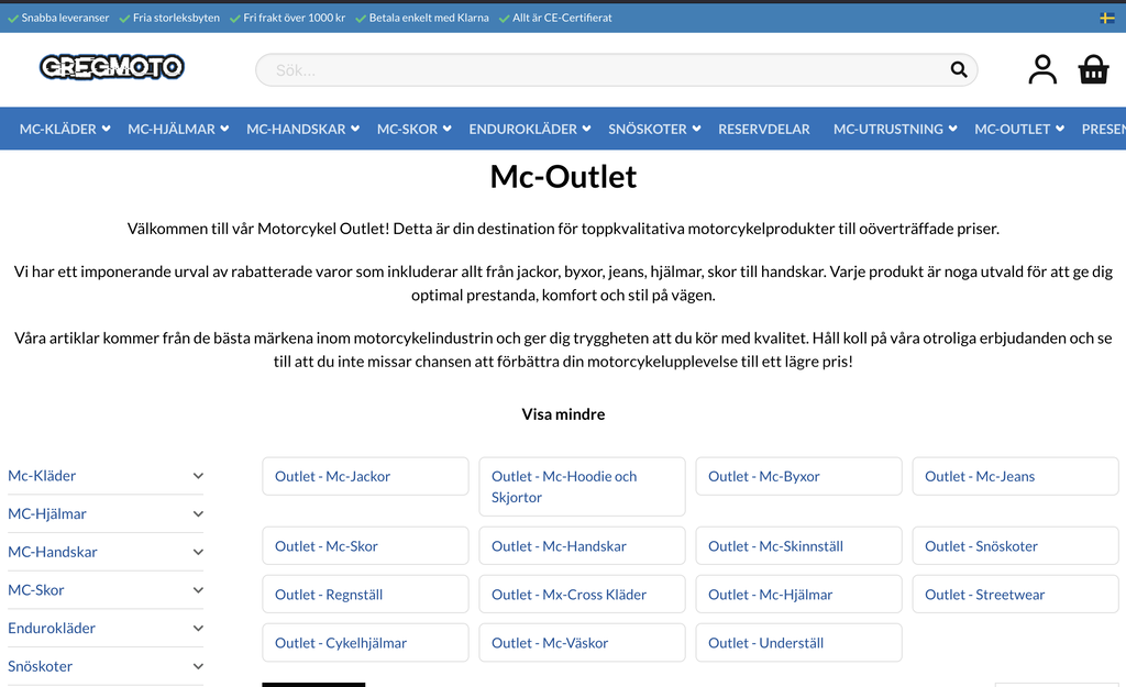 Goedkope motorkledingkwaliteit voor alle portefeuilles bij Greg Moto