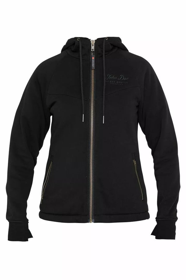 John Doe Dam Kevlar MC Hoodie AAA XTM V2 Black