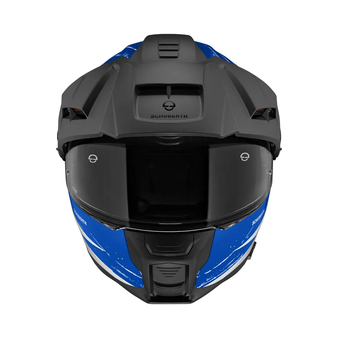 Schuberth Openable MC Helmet E2 Explorer Blue /Red