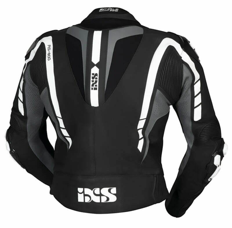 IXS Dam Mc-Skin Rack 2-delige LD RS-800 1.0 Zwart /grijs /wit