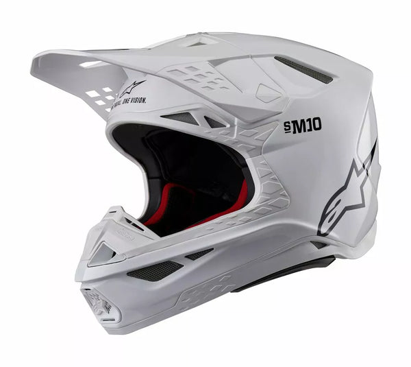 Alpinestars (MX) Helmet SM10 Solid WHHT 2X 8300123-2180-2X