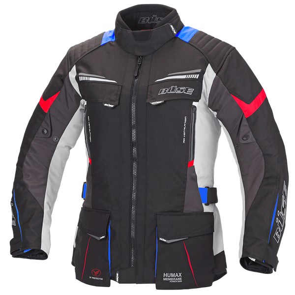 Büse Dam Textile MC Jacket Lago Pro Black /Gray