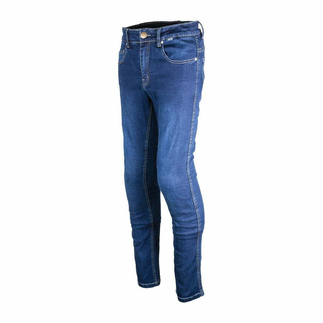 GMS Lady Kevlar Mc-Jeans rammel blauw