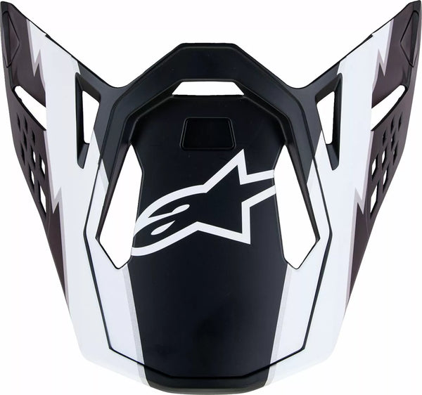 Alpinestars (MX) Visor SM10 Amp Zwart/WHT 8980623-1121-OS