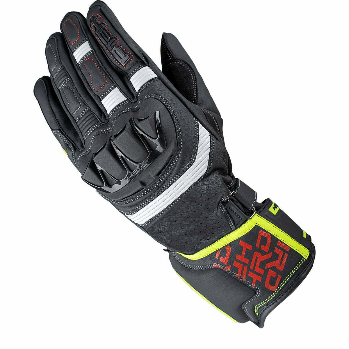 Gehaltene MC -Handschuhe Revel 3.0 Schwarz /Rot