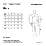 Rebelhorn Regenset 2-teiliger Regen Schwarz