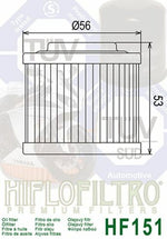 HIFLOFILTRO Oil Filter - HF151 HF151