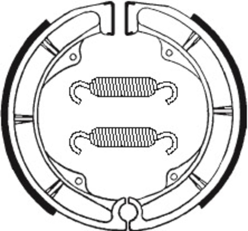 Tecnium Street / ATV Organic Brake Shoes - BA018 1022203