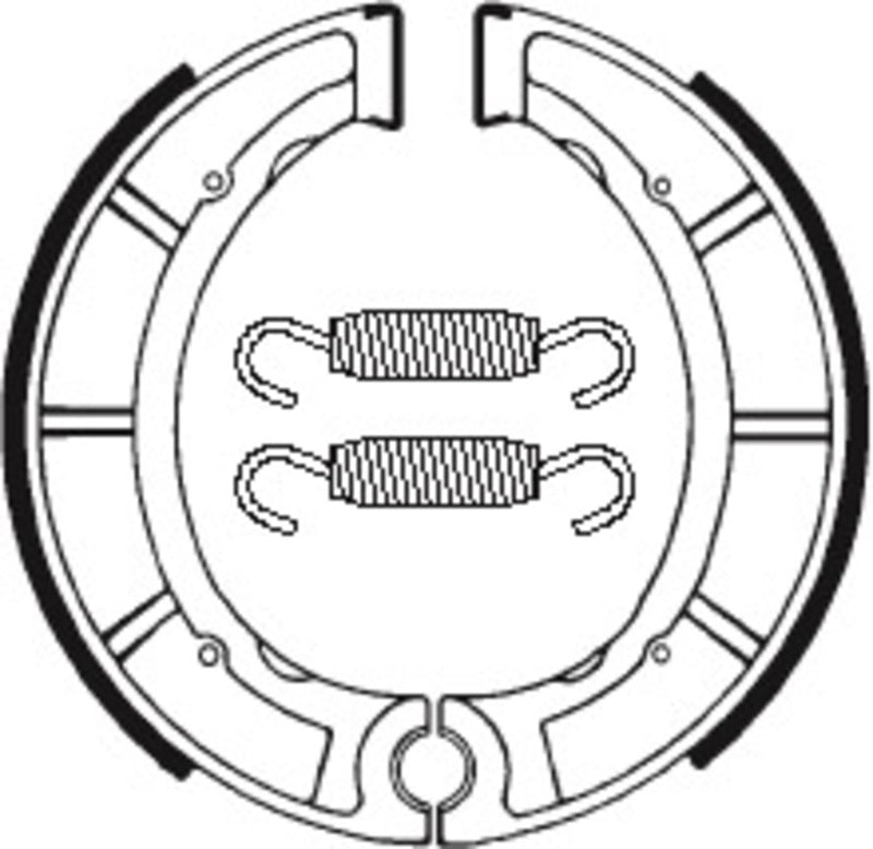 Tecnium Street / Off -Road / ATV Brake Organic Brake Shoes - BA035 1022220