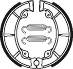 Tecnium Street / ATV Organic Brake Shoes - BA038 1022223