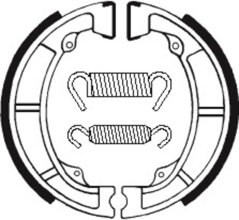 Tecnium Street / Off-Road Organic Brake Shoes - BA039 1022224