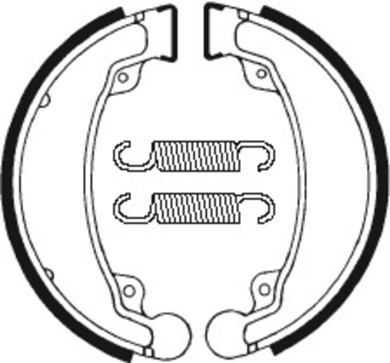 Tecnium Scooter / Street / ATV Brake Organic Brake Shoes - BA069 1022251