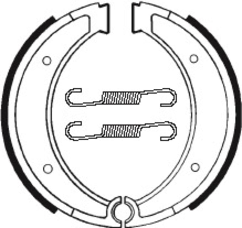 Tecnium Street / Off-Road Organic Brake Shoes - BA116 1022282