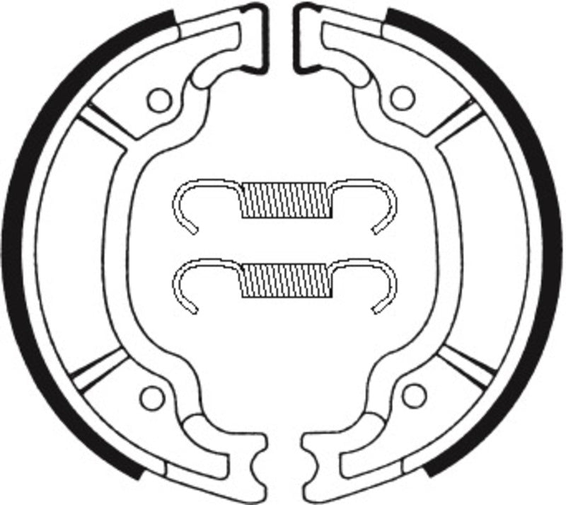 Tecnium Scooter / Street Organic Brake Shoes - BA199 1022314