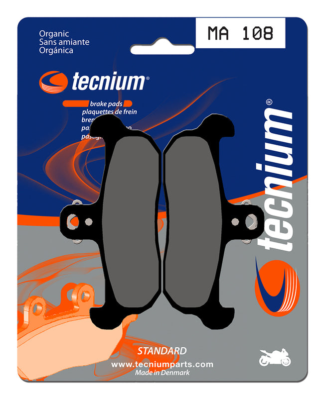 Tecnium Street Organic Brake Pads - MA108 1022331