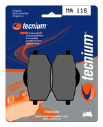 Tecnium Street Organic Brake Pads - MA116 1022338