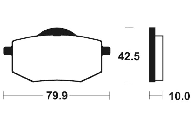 Tecnium Street Organic Brake Parms - MA116 1022338