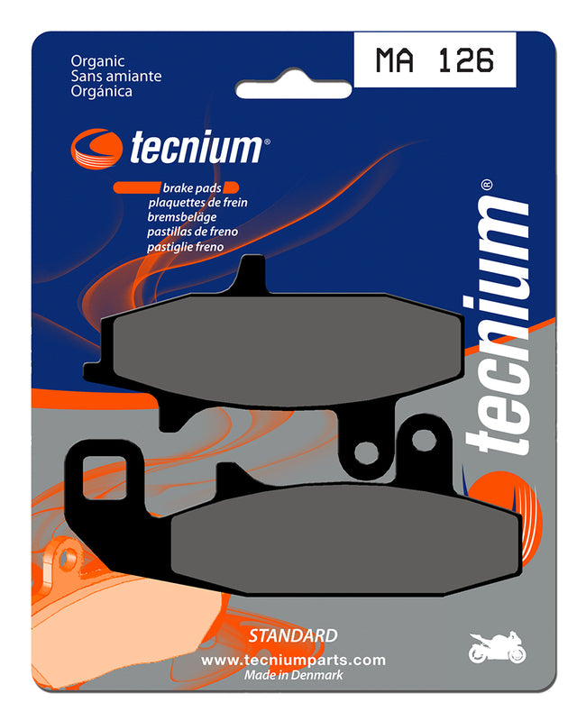 Tecnium Street Organic Brake Parmales - MA126 1022347