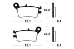 Tecnium Street Organic Brake Poussinets - MA129 1022350