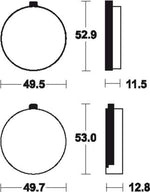 Tecnium Street Organic Brake Parmales - MA15 1022372