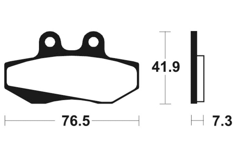 Tecnium Street Organic Brake Pousquets - MA152 1022375