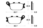 Tecnium Street Organic Brake Parmales - MA157 1022380