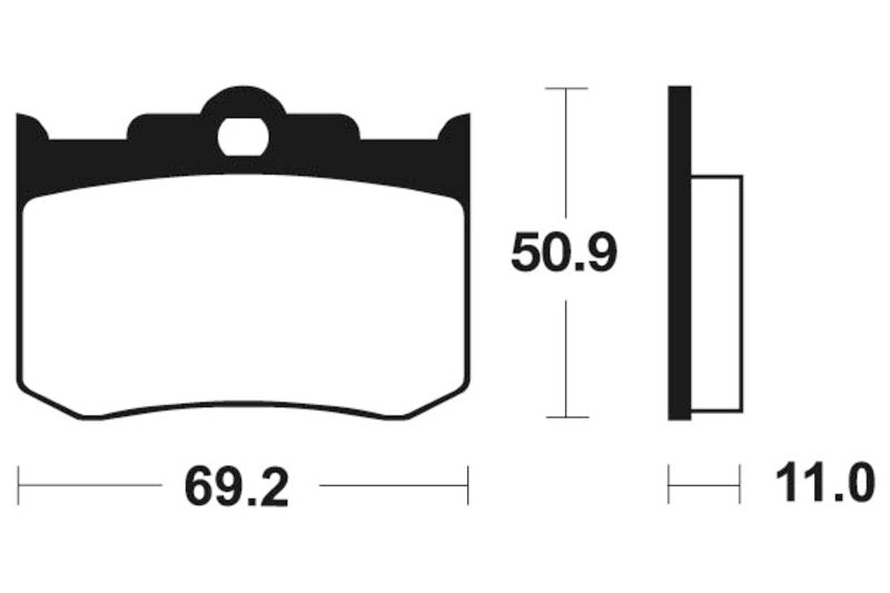 Tecnium Street Organic Brake Pousquets - MA162 1022384