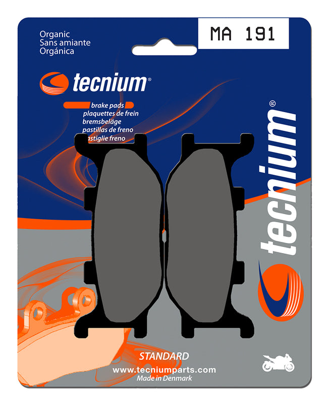 Tecnium Street Organic Brake Pads - MA191 1022408