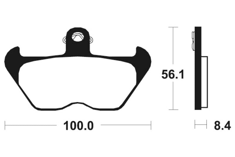 Tecnium Street Organic Brake Parmales - MA203 1022418