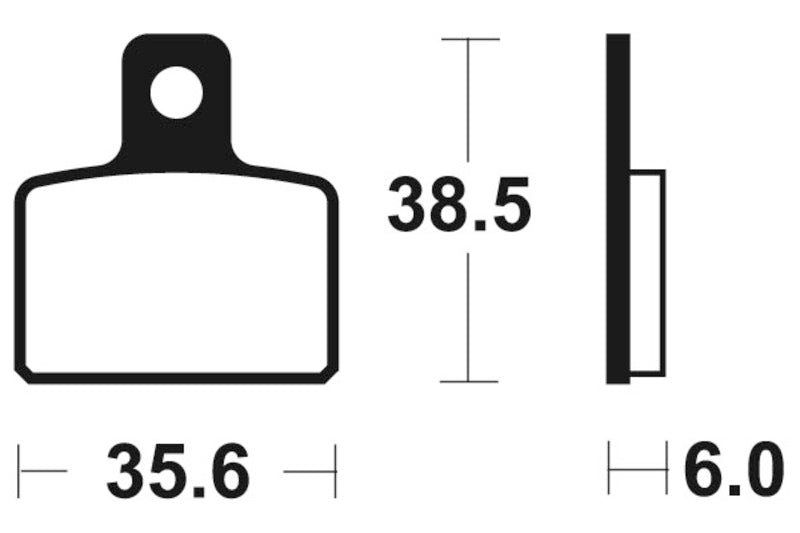 Tecnium Street Organic Brake Tates - MA303 1022472