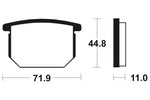 Tecnium Street Organic Brake Parms - MA34 1022484