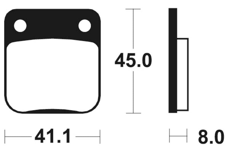 Tecnium Street Organic Brake Parmales - MA36 1022492