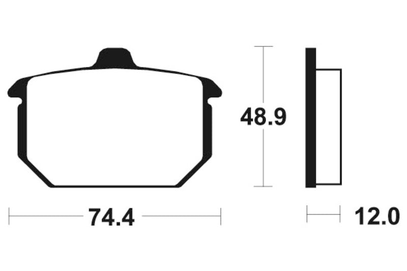 Tecnium Street Organic Brake Parmales - MA49 1022521