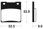 Tecnium Street Organic Brake Parmales - MA56 1022529