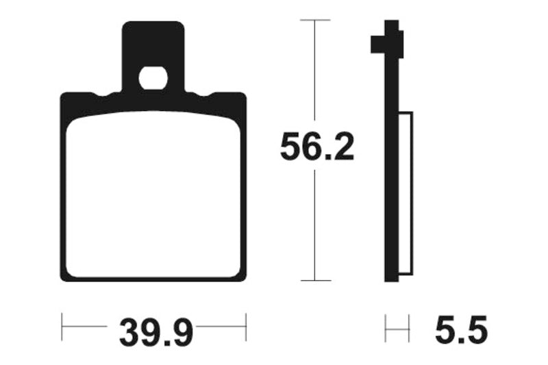 Tecnium Street Organic Brake Parmales - MA83 1022552