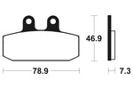 Tecnium Street Organic Brake Parmales - MA88 1022557