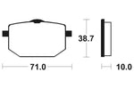 Tecnium Street Organic Brake Parmales - MA96 1022566