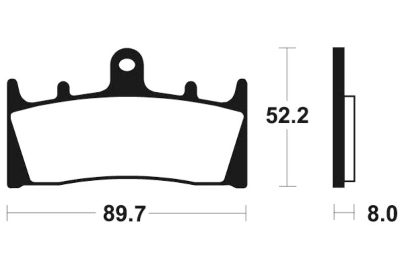 Tecnium Racing Sintered Metall Carbon Bremsbeläge - MCR186 1022579