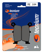 Tecnium Scooter organische Bremsbeläge - ME104 1022607