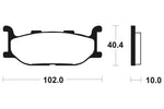 Tecnium Scooter Organic Brake Tads - ME163 1022620