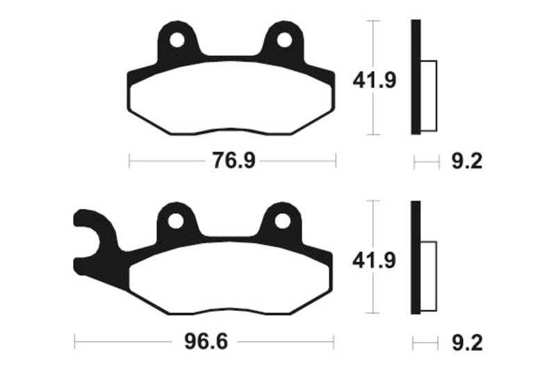 Tecnium Scooter Organic Brake Poussinets - ME213 1022640