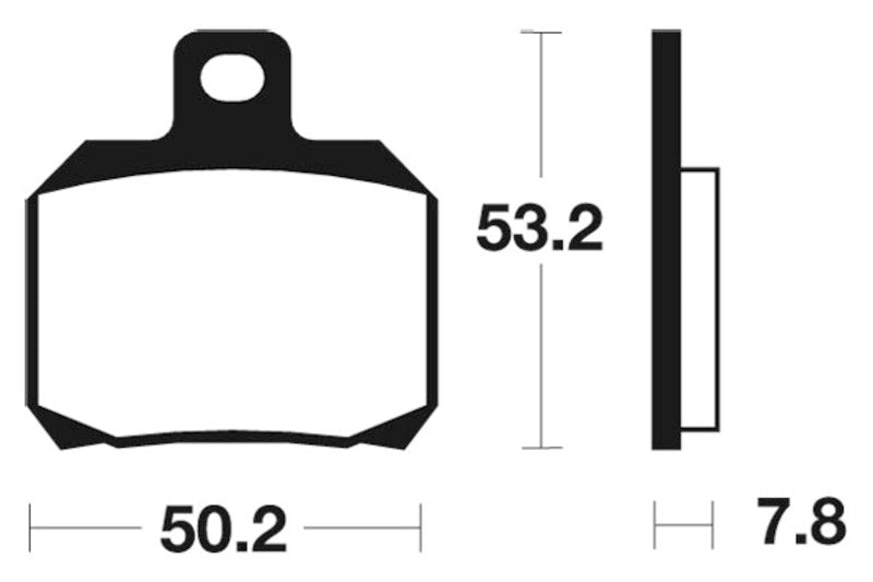 Tecnium Scooter Organic Brake Pads - ME230 1022647