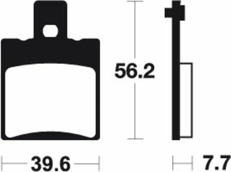 Tecnium Scooter Organic Brake Pads - ME244 1022651