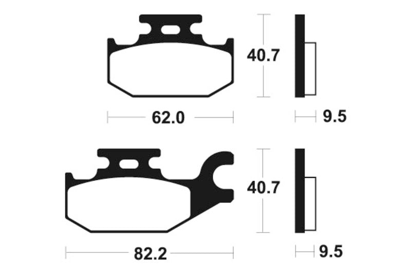 Tecnium Scooter Organic Brake Tads - ME254 1022657