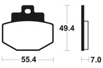 Tecnium Scooter organische Bremsbeläge - ME272 1022660