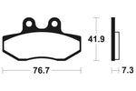 Tecnium Scooter organische Bremsbeläge - ME317 1022675