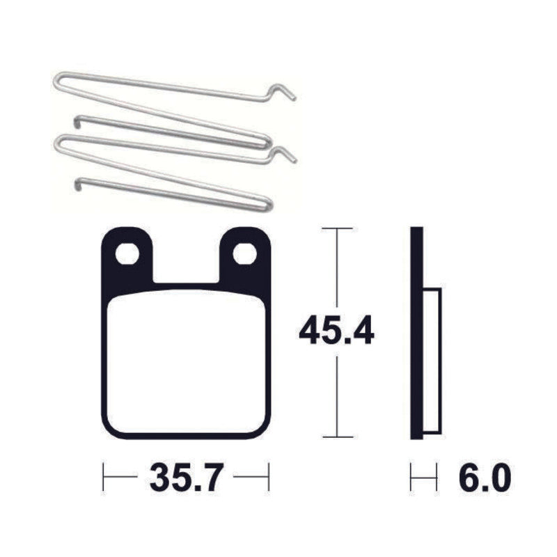 Tecnium Scooter Organic Brake Tads - ME319 1022677