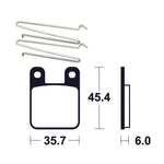 Tecnium Scooter organische Bremsbeläge - ME319 1022677