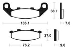 Tecnium Street Performance Sintered Metal Remblokken - MF115 1022718