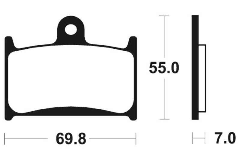 Tecnium Street Performance Sintered Metall Bremsbeläge - MF214 1022751